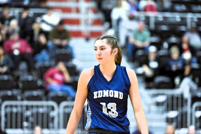 Allison Heathcock is a Creighton signee leading Edmond North's three-peat efforts.